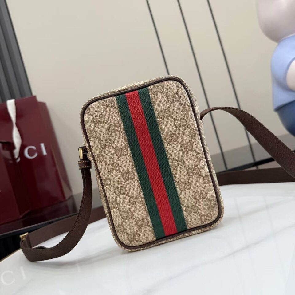 Gucci Mini Bag with Web Messengers Crossbody Bags for Men
