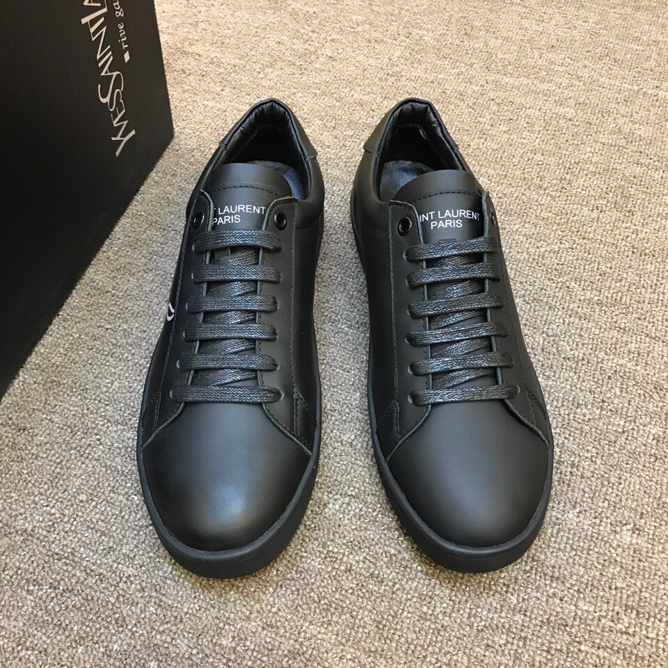YSL ROSE SNEAKERS IN LEATHER