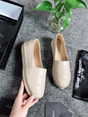 MONOGRAM ESPADRILLES IN METALIZED LAMBSKIN