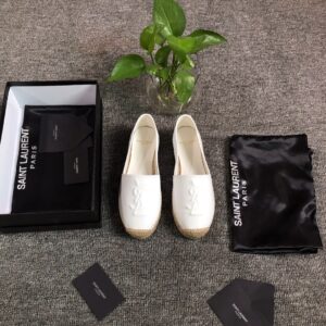 MONOGRAM ESPADRILLES IN METALIZED LAMBSKIN