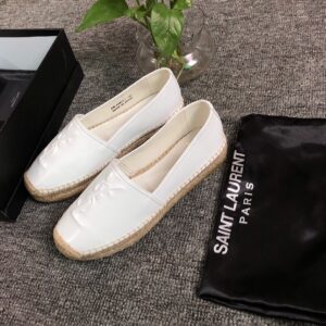 MONOGRAM ESPADRILLES IN METALIZED LAMBSKIN