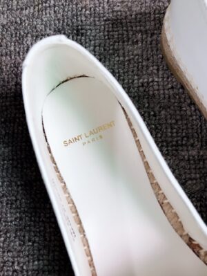 MONOGRAM ESPADRILLES IN METALIZED LAMBSKIN