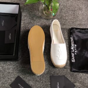 MONOGRAM ESPADRILLES IN METALIZED LAMBSKIN