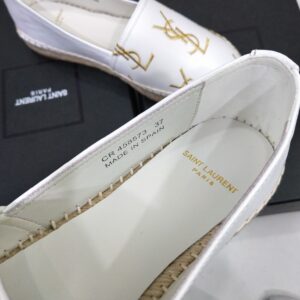 MONOGRAM ESPADRILLES IN METALIZED LAMBSKIN
