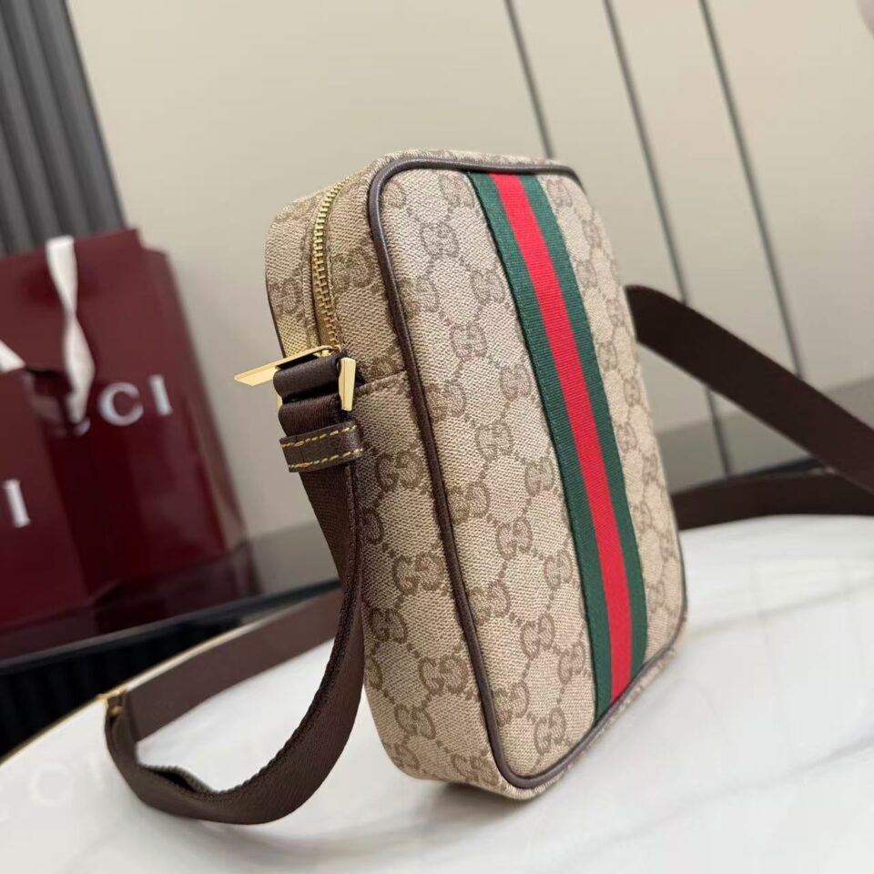 Gucci Mini Bag with Web Messengers Crossbody Bags for Men