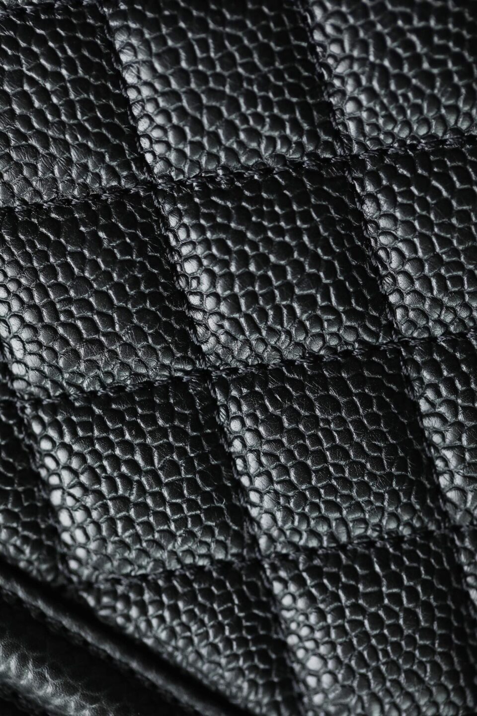 Chanel Boy Sliver Hardware Caviar Cow Leather