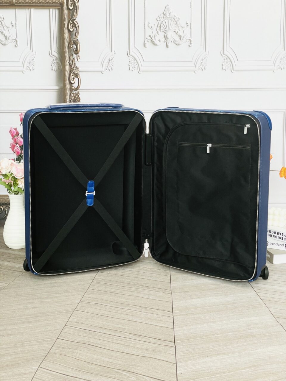 Louis Vuitton Horizon 55 rolling suitcase Aistinctive Artistic Pattern