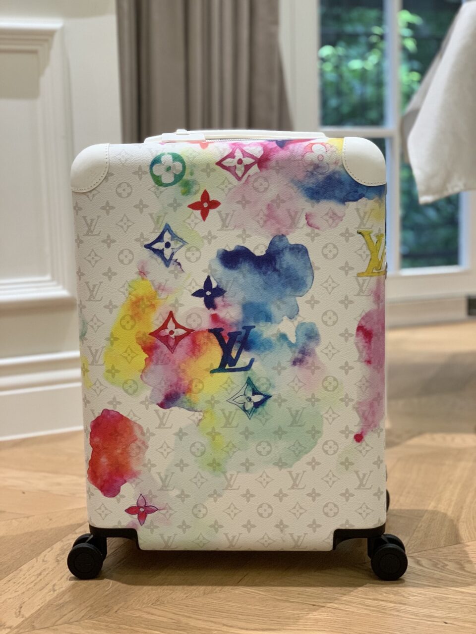 Louis Vuitton Horizon 55 suitcase in the Watercolor Multicolor