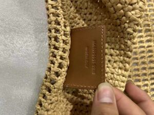 YSL fiber woven bag