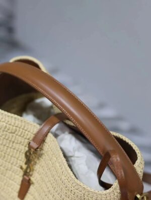 YSL fiber woven bag