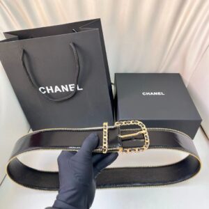 Chanel Black Standard Belt