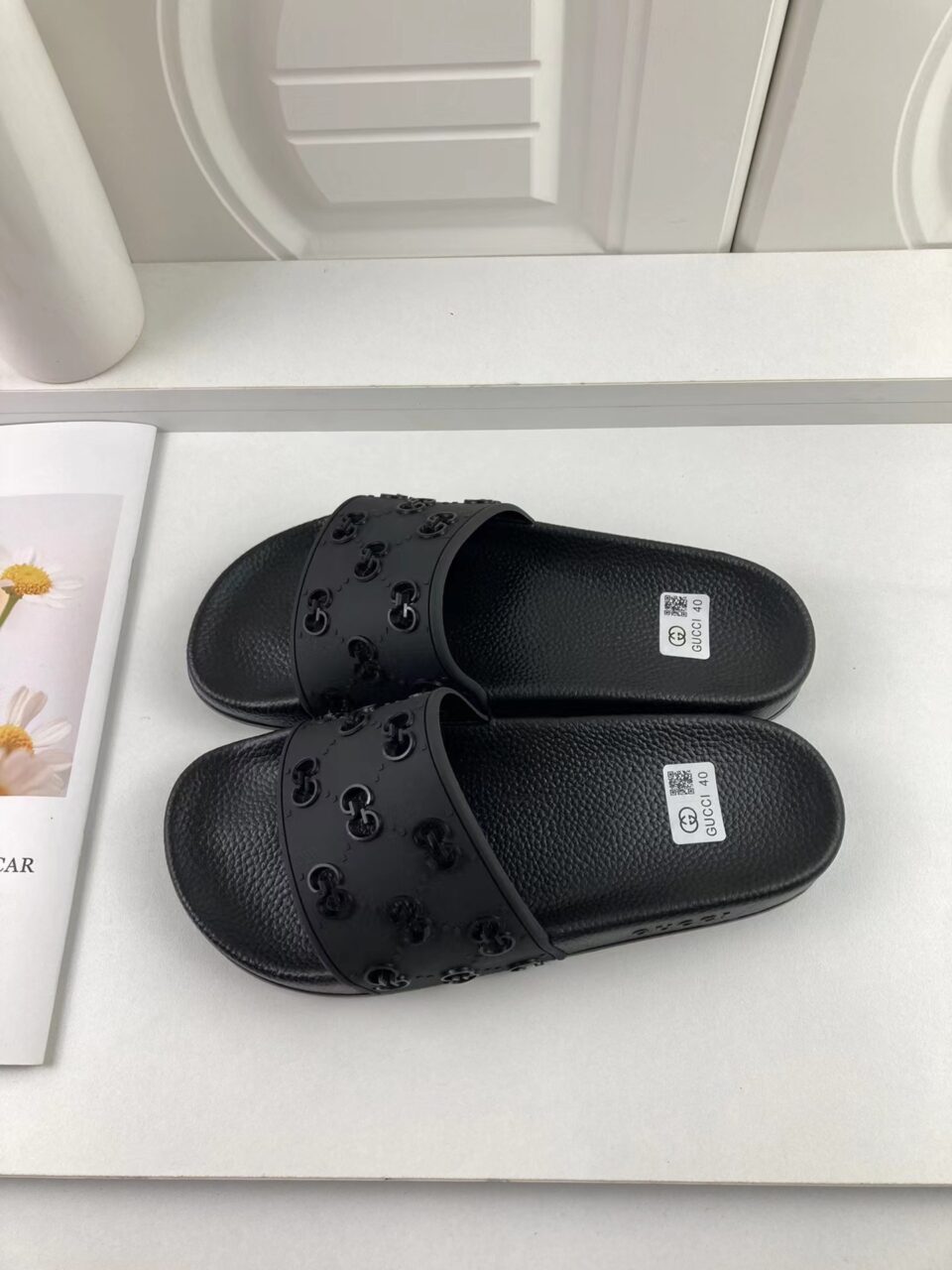Gucci pool slides