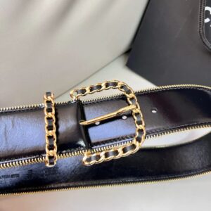 Chanel Black Standard Belt