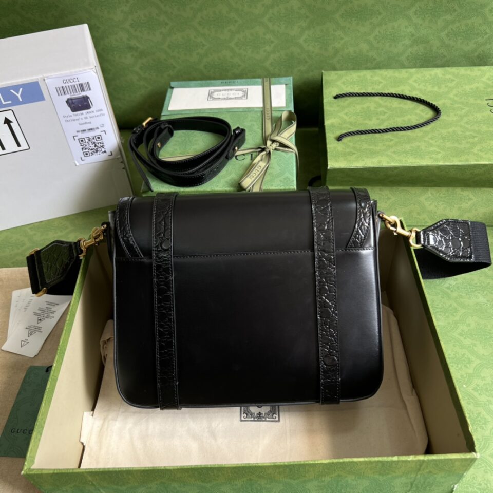 GG leather bag