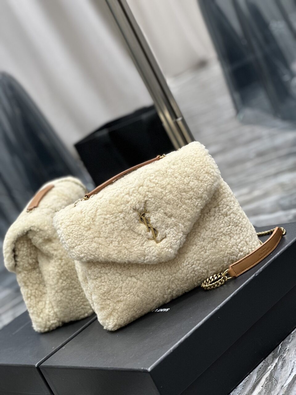 LOULOU SMALL CHAIN BAG IN QUILTED "Y"