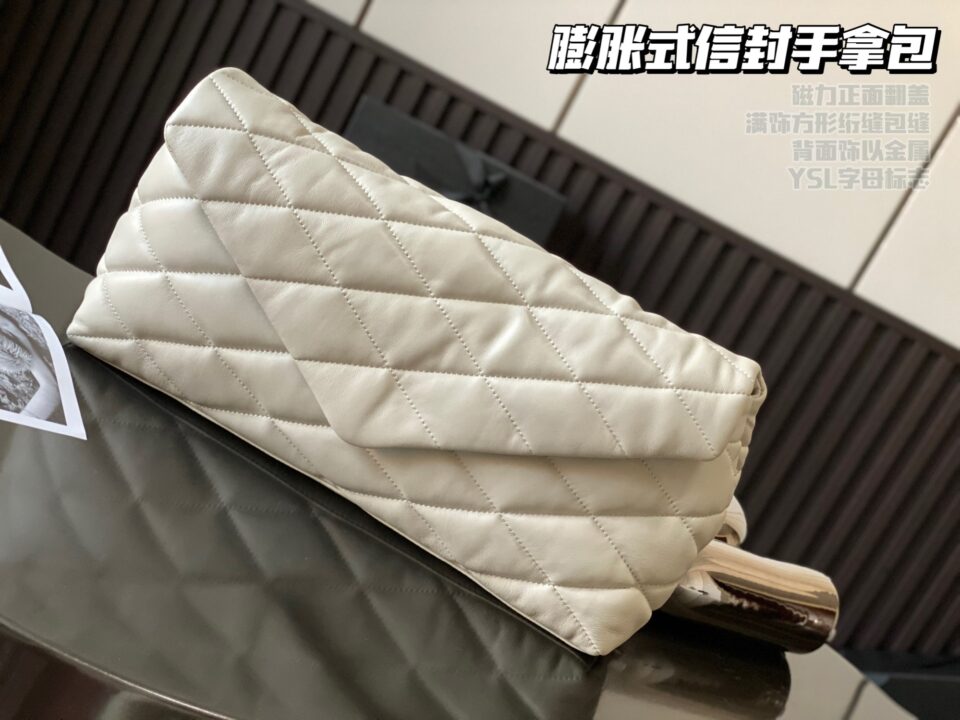 SADE LARGE CLUTCH IN SATIN