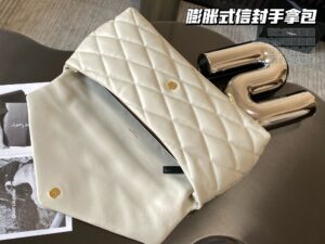 SADE LARGE CLUTCH IN SATIN