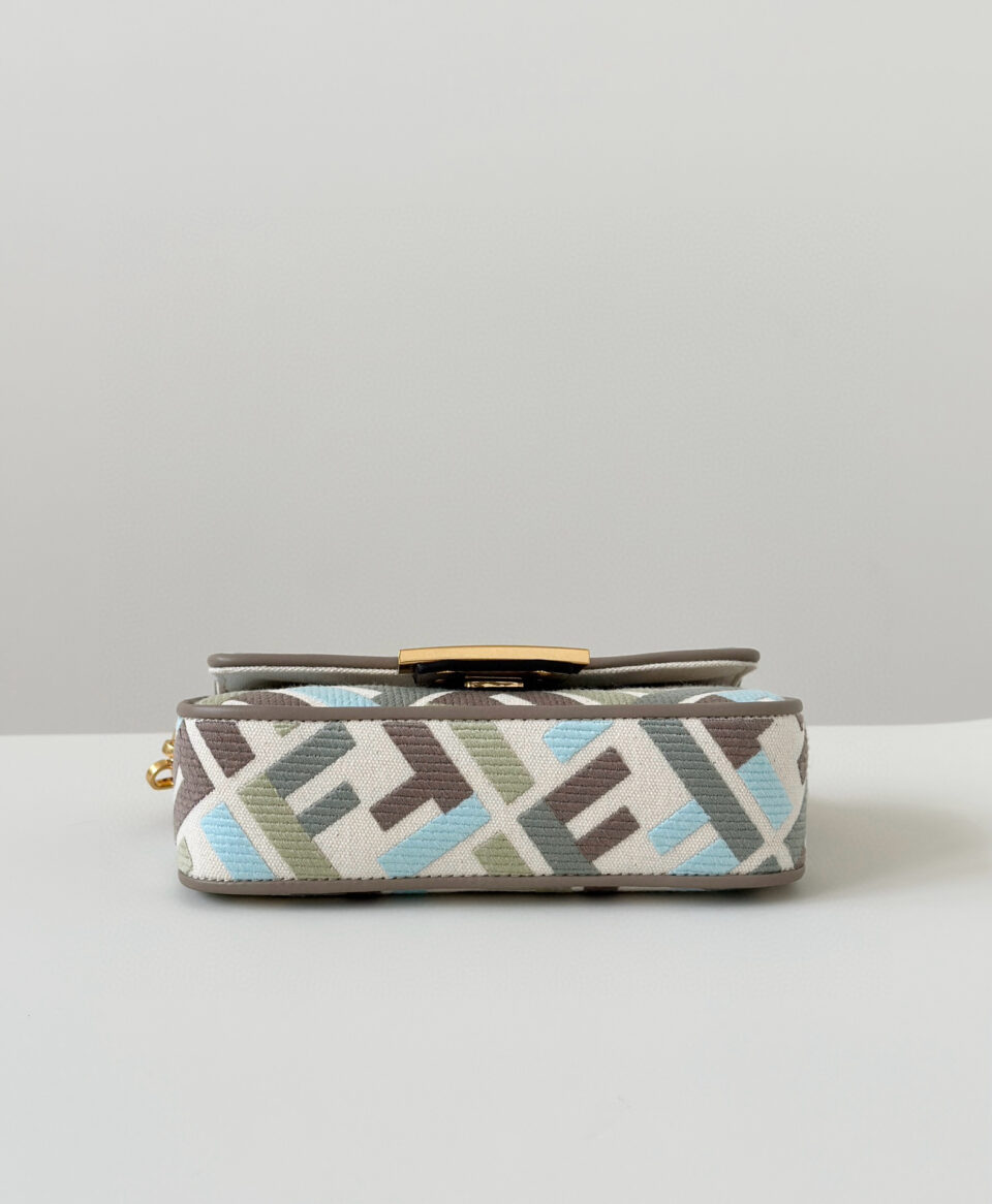 Fendi Baguette Mini Fabric Multicolour